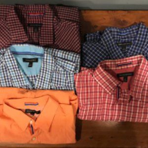 5 short sleeve Banana Repulic button up shirts
